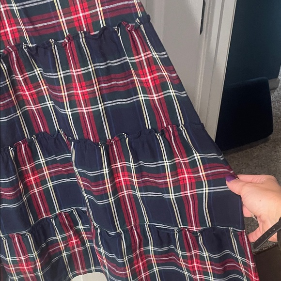 Elegant Plaid Maxi Dress - Picture 4 of 6